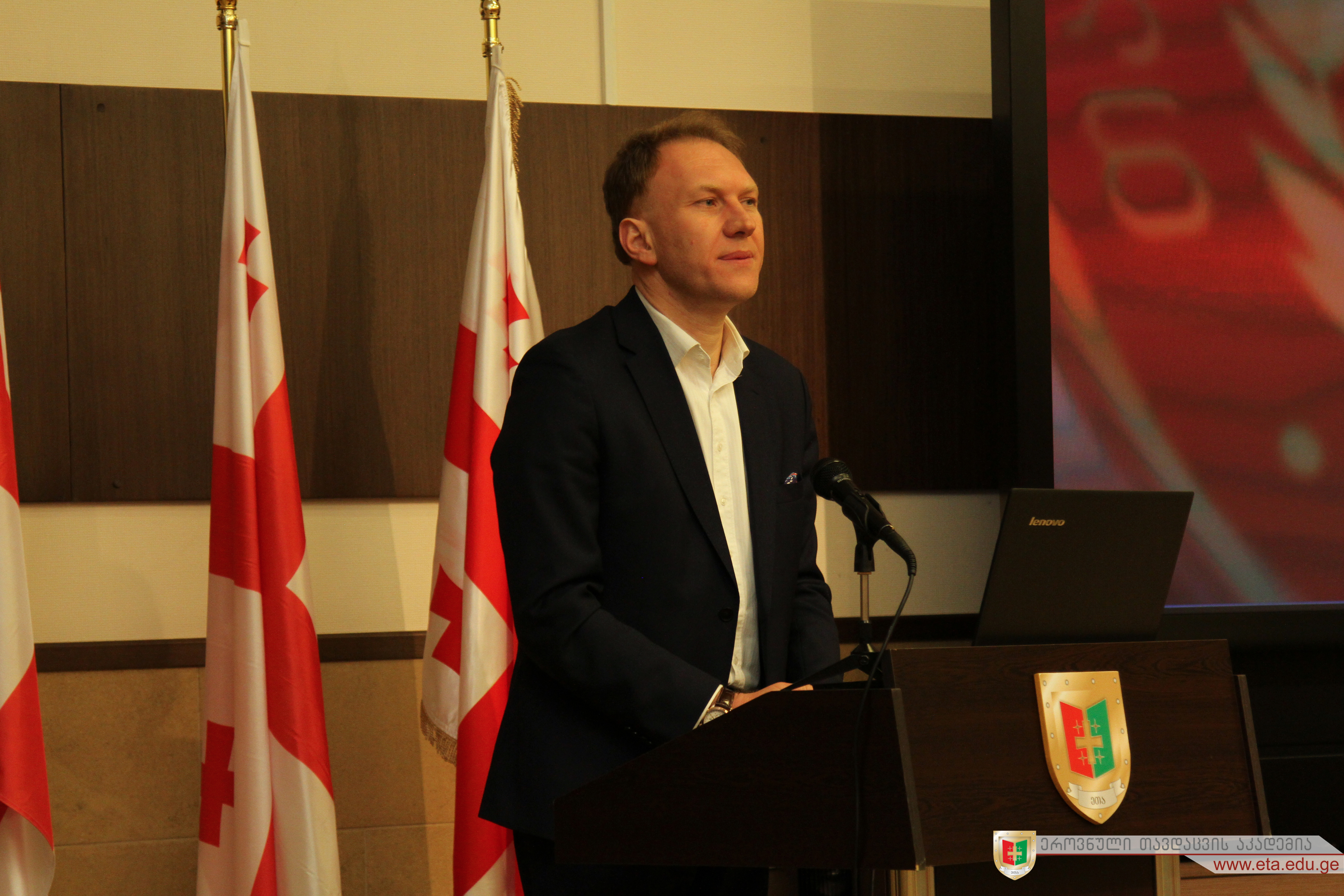 Soso Pkhakadze’s Lecture at the National Defence Academy